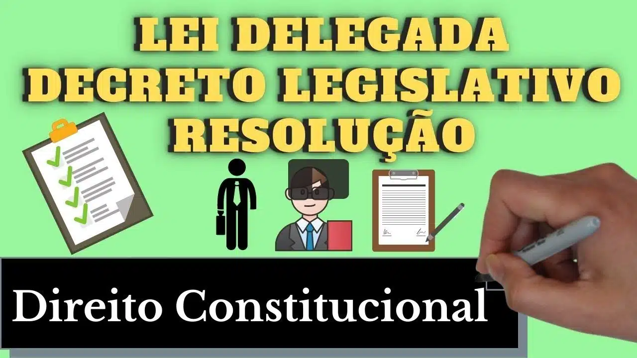 resumo de Lei delegada, Resolução e Decreto (Direito Constitucional)