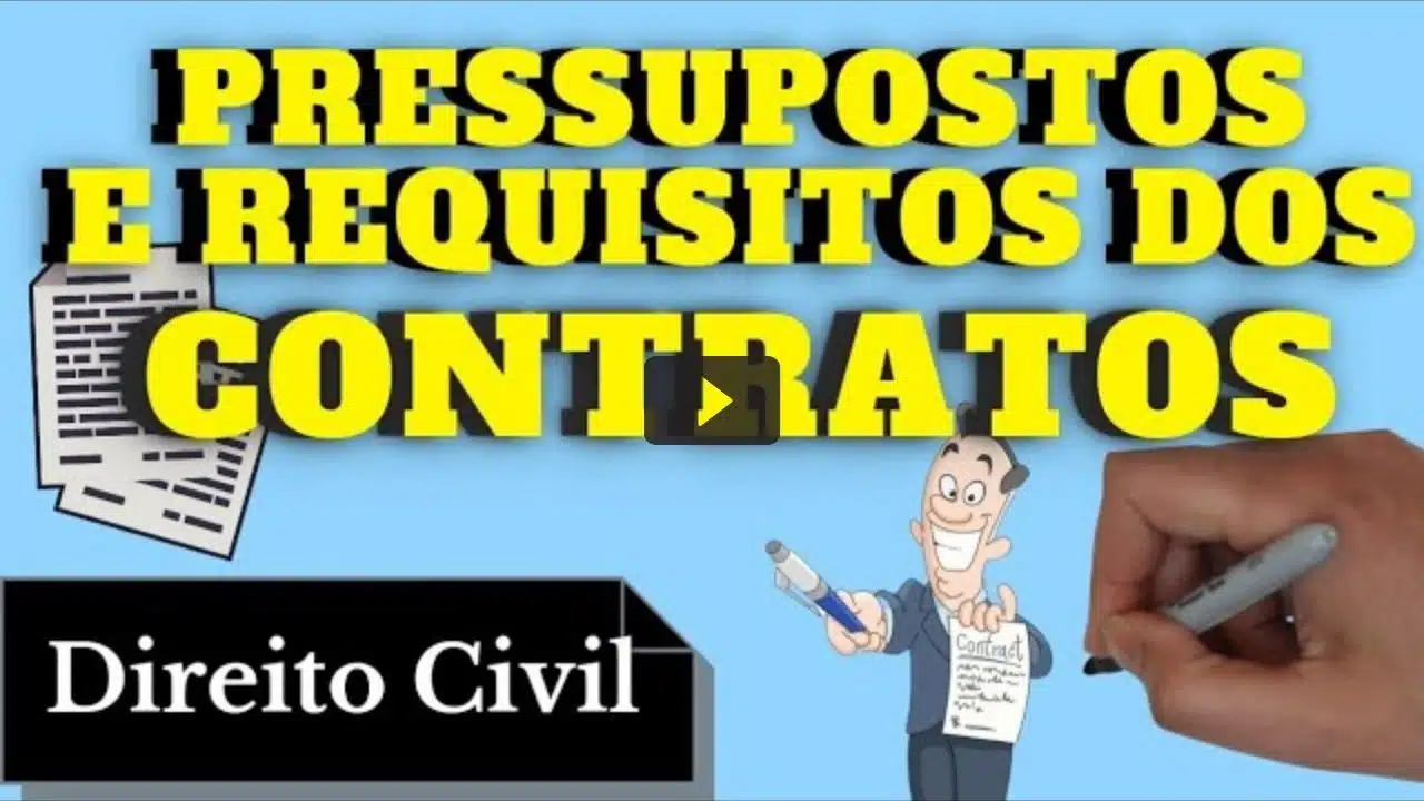 resumo de pressupostos e requisitos dos contratos (direito civil)